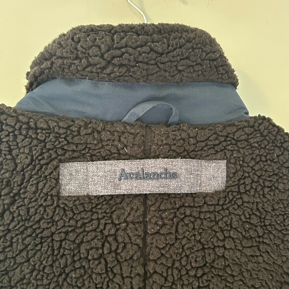 Avalanche Men’s Fleece Sherpa Zip-up Jacket Size Small - Picture 3 of 7